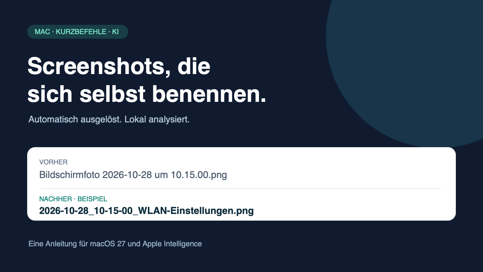 Beispiel für einen automatisch benannten Screenshot